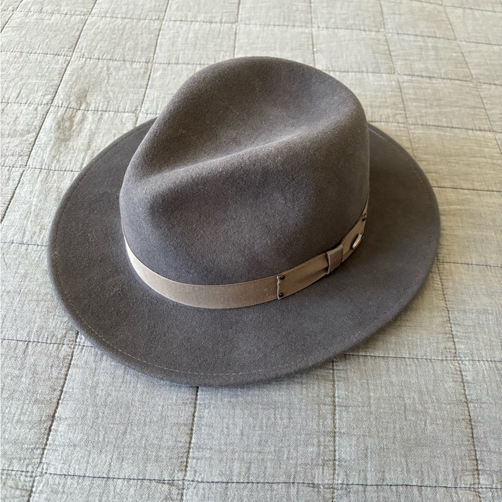 Classic Gray Fedora Hat